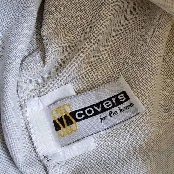 4 Pcs Siscovers Pair Nylon Beige Bright Patterned Decorative Pillow Covers 16×16 - Picture 10 of 10